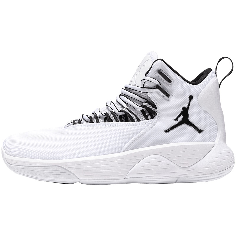 NIKE耐克男鞋篮球鞋JORDAN系带中帮运动鞋AR0038. AR0038-023黑+白+大学红