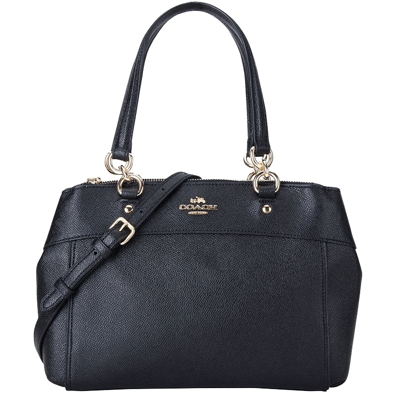 COACH/蔻驰女士皮质黑色单肩斜挎背提包杀手包