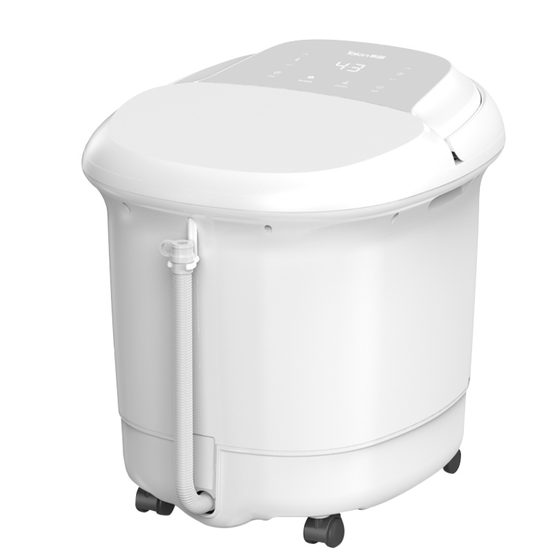 泰昌足浴盆泡脚桶苏宁自营高深桶冲浪加热洗脚盆触控面板全自动加热泡脚盆太极转盘家用足疗养生水电分离洗脚桶TC-12BZ6B