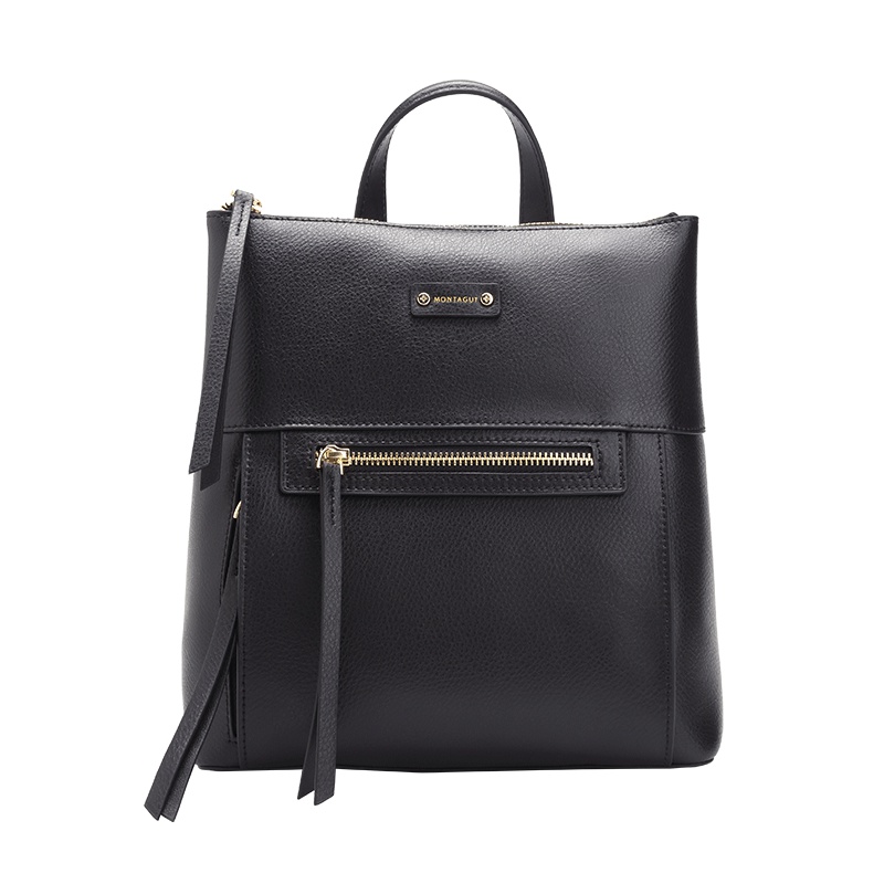 梦特娇双肩包女真皮2019春季新款时尚个性潮流女士小背包软牛皮女士书包