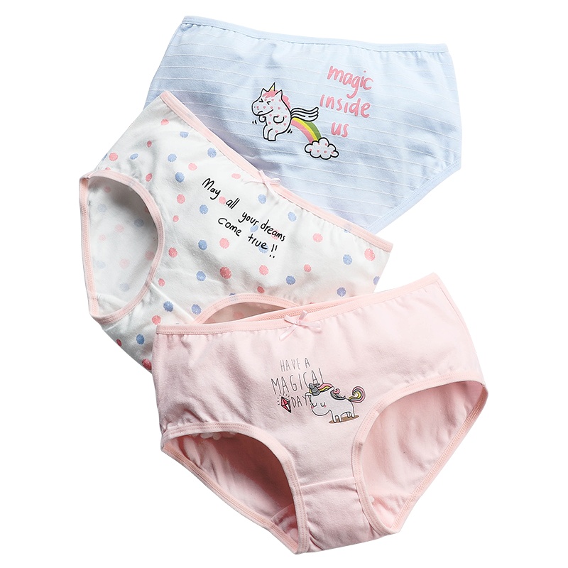 红豆2019年夏季女童棉内裤小女孩居家三角裤其他宝宝卡通短裤女学生A类棉儿童内裤