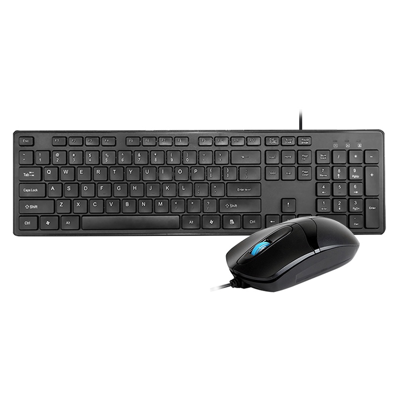 魔蝎手(mogegame)KM850有线办公键鼠套装 有线办公键盘 创意键帽简约风格 轻薄低噪音 USB接口 办公鼠标