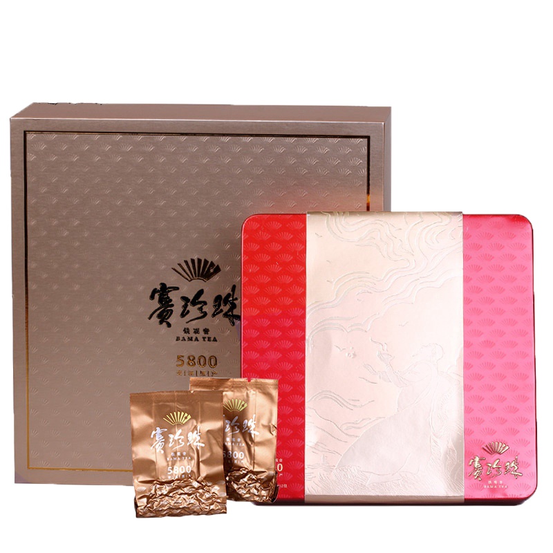 八马茶叶 赛珍珠5800 安溪浓香型铁观音茶叶乌龙茶 礼盒装200g