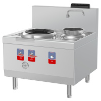 乐创(Lecon)商用燃气单头单尾小炒灶 天然气/液化气可选酒店厨房企业燃气灶 LC-J-DTD1