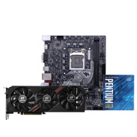 七彩虹 H410M-M.2 PRO V20主板+INTEL G6400 CPU+七彩虹1660S Ultra 6G套装