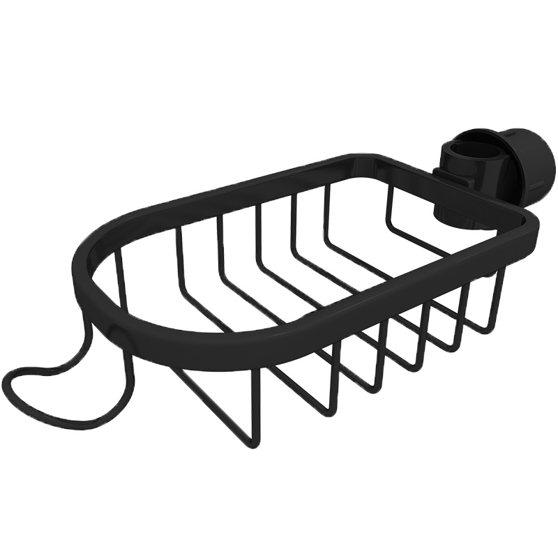 优勤厨房水龙头置物架免打孔水池海绵沥水挂架家用水槽抹布用品收纳架