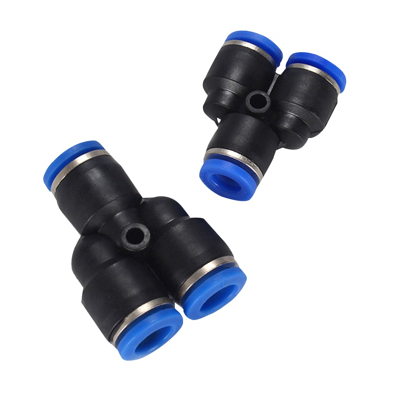 冰禹 SNll-07 气管气动塑料快插接头PY-4 6 PY-8 10 12 14 16快速三通变径 PY-14 10个