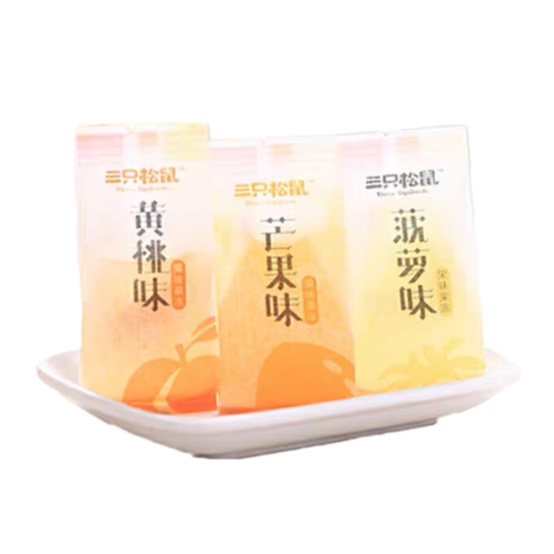 三只松鼠垦丁的晚霞3袋装 360g*3袋 果味果冻休闲零食什锦果肉布丁