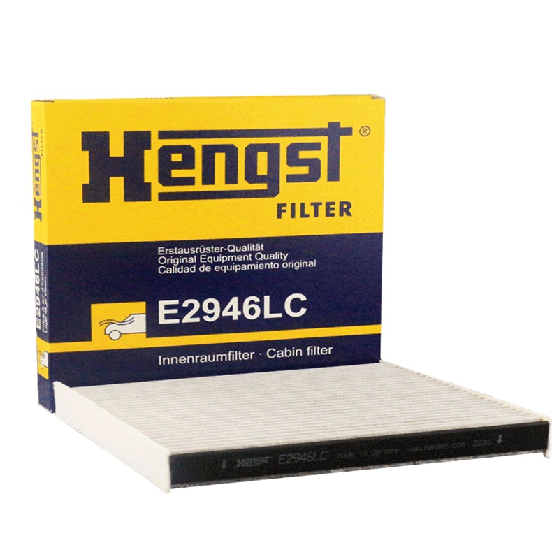 汉格斯特(hengst)活性炭空调滤E2946LC适配奔驰07-15款smart Fortwo精灵