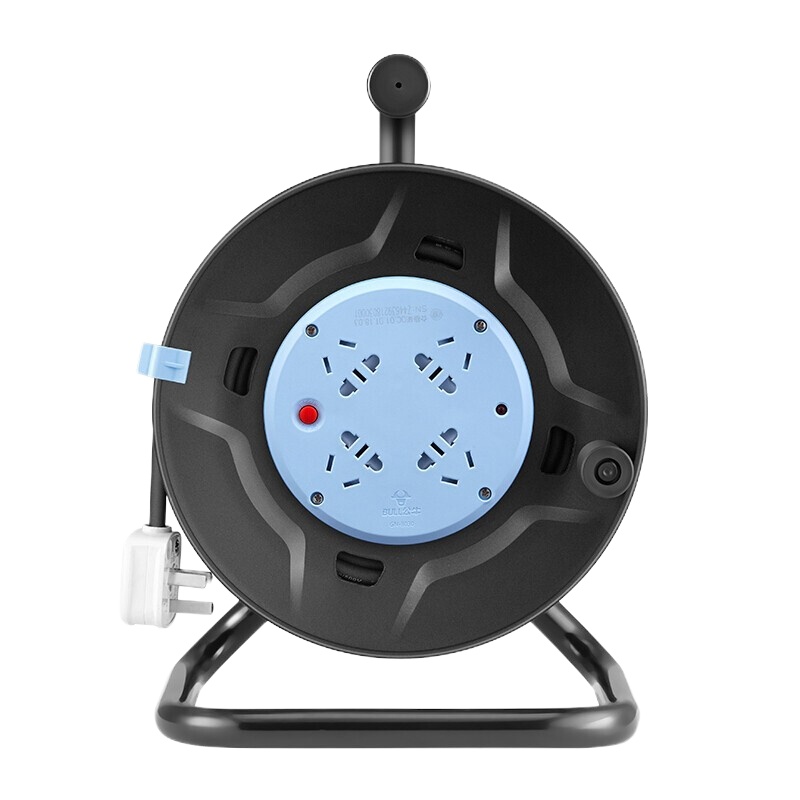 公牛(bull) 8030移动式电缆绕线卷盘线 3*1平方 20米