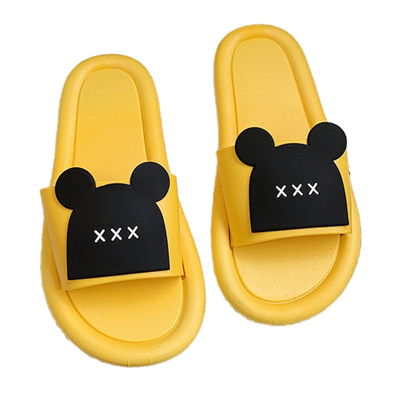 乐可爱凉拖鞋女夏季儿童防滑室内浴室软底家用拖鞋外穿一字拖1-3-5-7-9岁