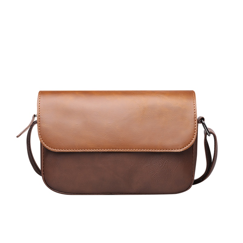 【顺丰配送】男包单肩包男斜挎包公文包商务休闲男士包包背包潮NB191125Z棕色