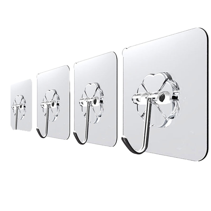 FOOJO 无痕透明粘钩 10片/套