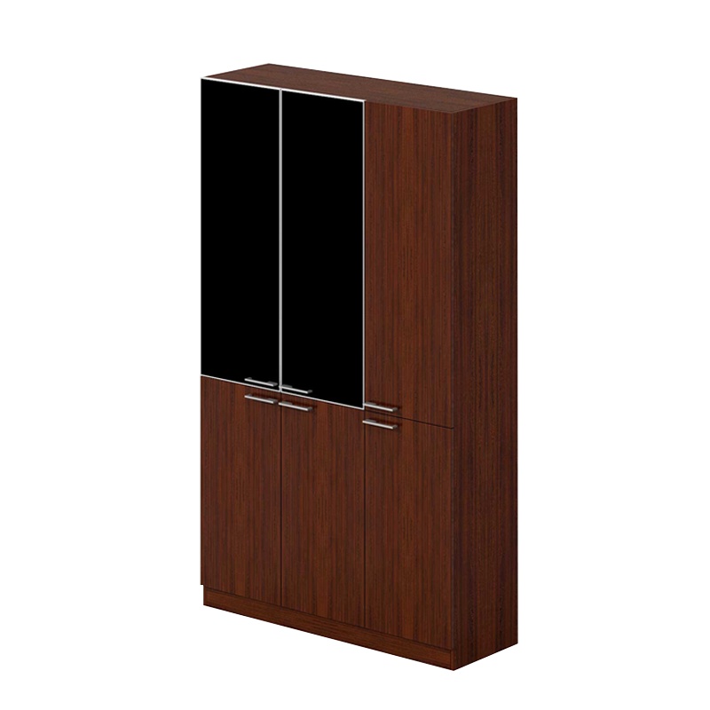 科朔 文件柜三门柜资料柜木质办公文件柜职员书柜办公柜KS-1220JC