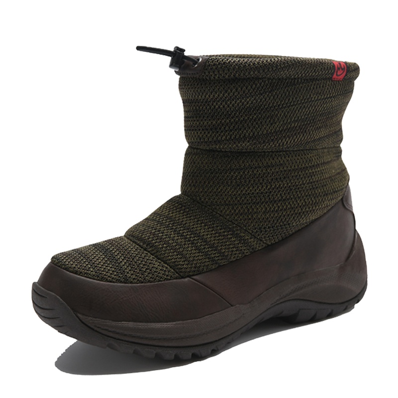 TN韩版户外冬季毛绒保暖加绒东北中筒防水女士休闲棉鞋雪地靴子
