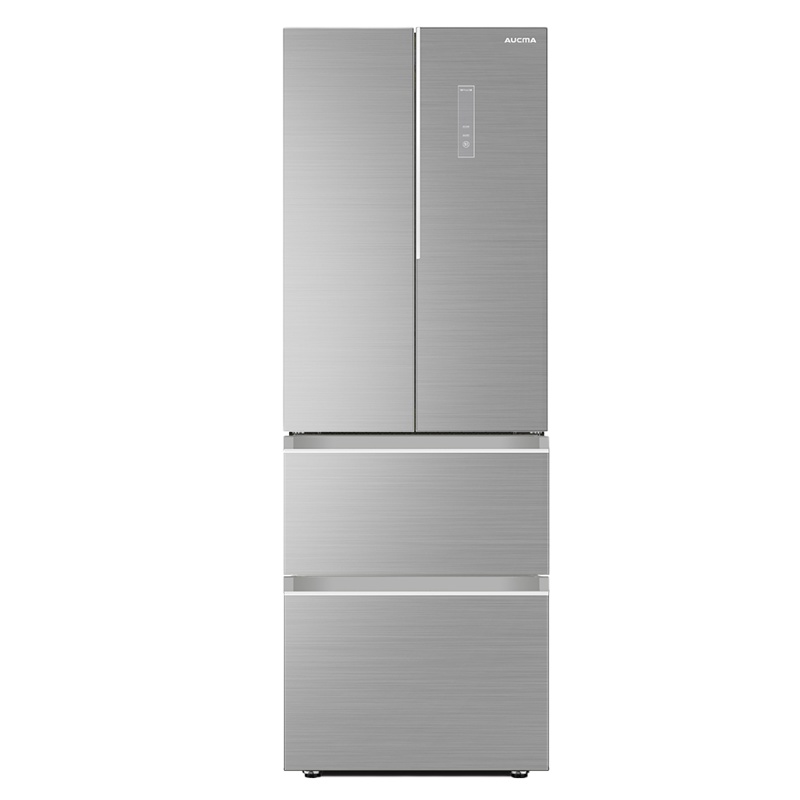 澳柯玛冰箱BCD-333WKPAG法式四门风冷无霜冰箱家用多门冰箱双变频 电脑控温 压缩机10年包修