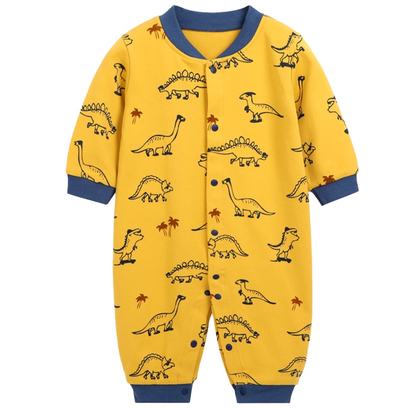 猫人女童秋冬纯棉连体衣新品婴儿连体衣宝宝外出男童哈衣宝宝秋装