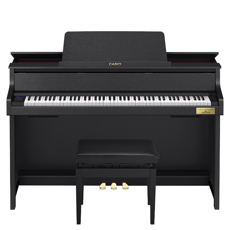 卡西欧 (CASIO)电钢琴GP310BK钢琴专业家用成人电子钢琴88键重锤立式套装专业高端款+全套礼包