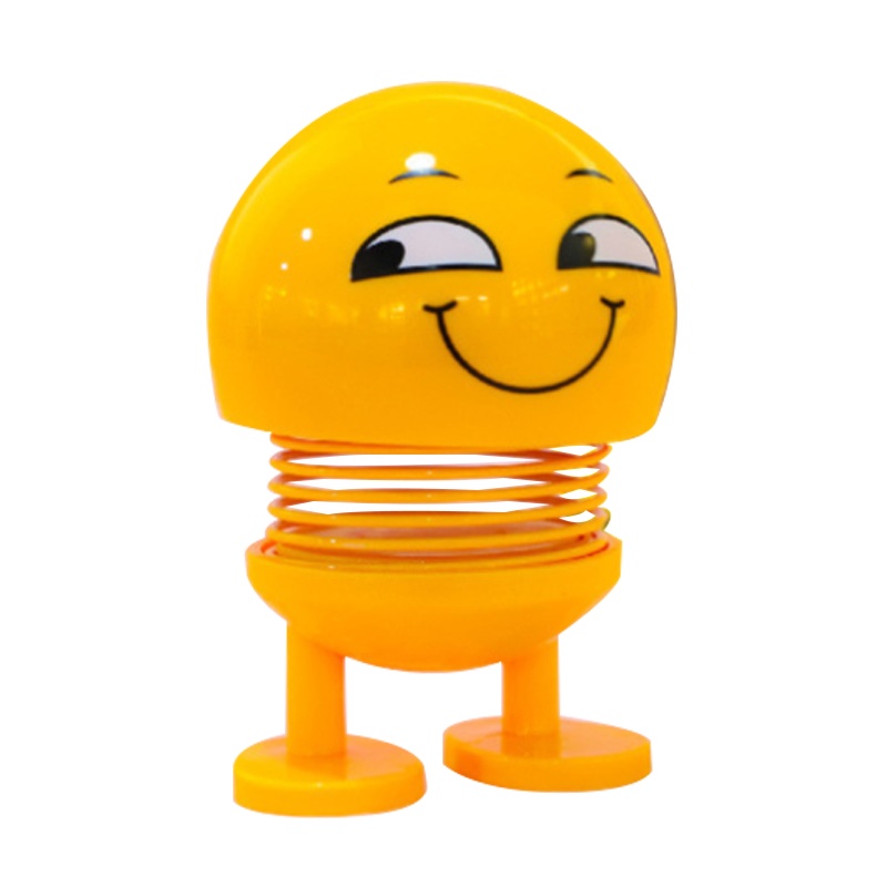 卡维妲抖音同款汽车弹簧娃娃摆件 表情包车载摇摆公仔 9号滑稽