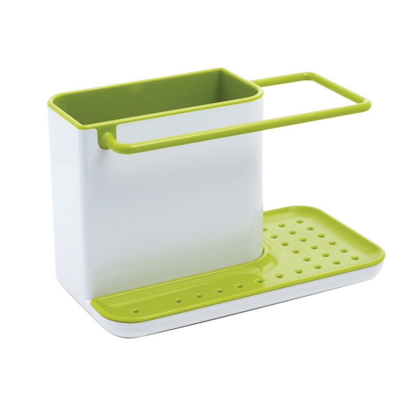 [厨房小件之家]英国Joseph Joseph 百洁布海绵收纳架 厨房置物架 可拆卸清洗厨具(12*20*11CM)绿白