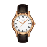[低至75折]天梭(TISSOT)瑞士手表 卡森系列复古雅致百搭皮带男士石英表情侣T085.410.36.013.00
