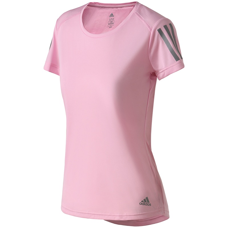 adidas女服短袖T恤跑步休闲运动服常规运动T恤