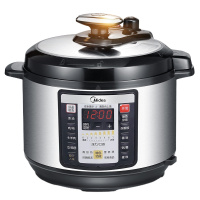 美的（Midea）电压力锅 家用压力锅 预约双胆 智能饭煲 电高压锅 3-4人 PCS5028P 5L 台