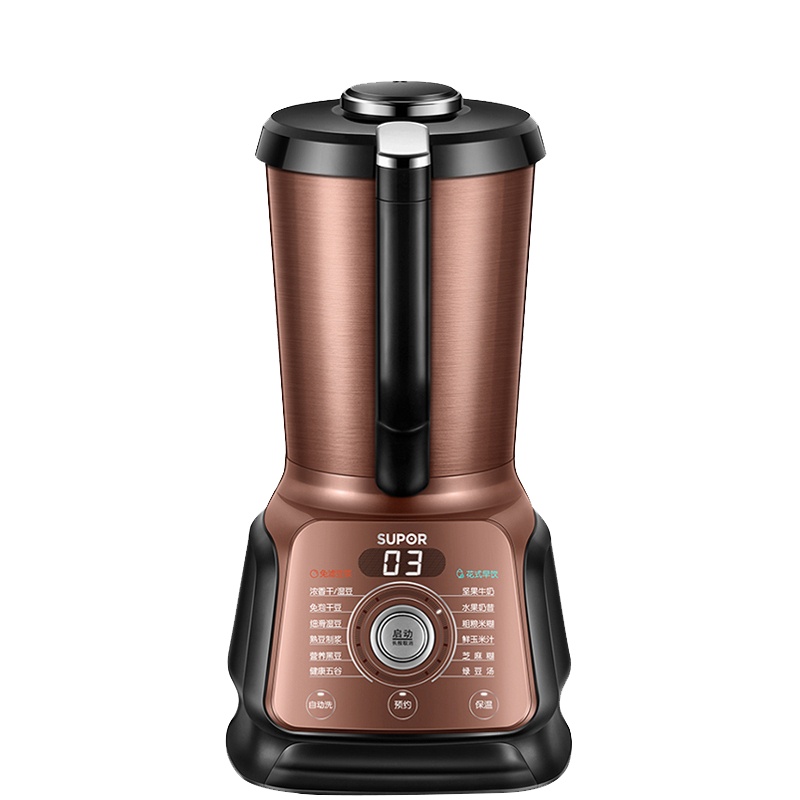 苏泊尔（SUPOR）真磨醇浆机DJ12B-M06家用多功能豆浆机 自动清洗 免过滤 密闭熬煮