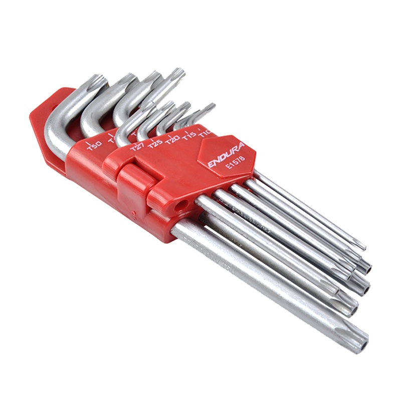 力易得(ENDURA)9件套L型花型扳手 内六角扳手组套 E1578