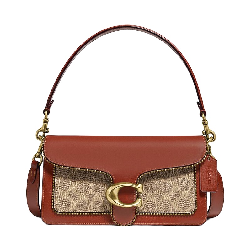 香港直邮 Coach 蔻驰 女士褐色帆布斜挎包 6793B4NQ4