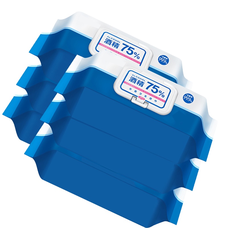 巴司德尼 过氧化氢消毒湿巾杀菌 80抽/袋