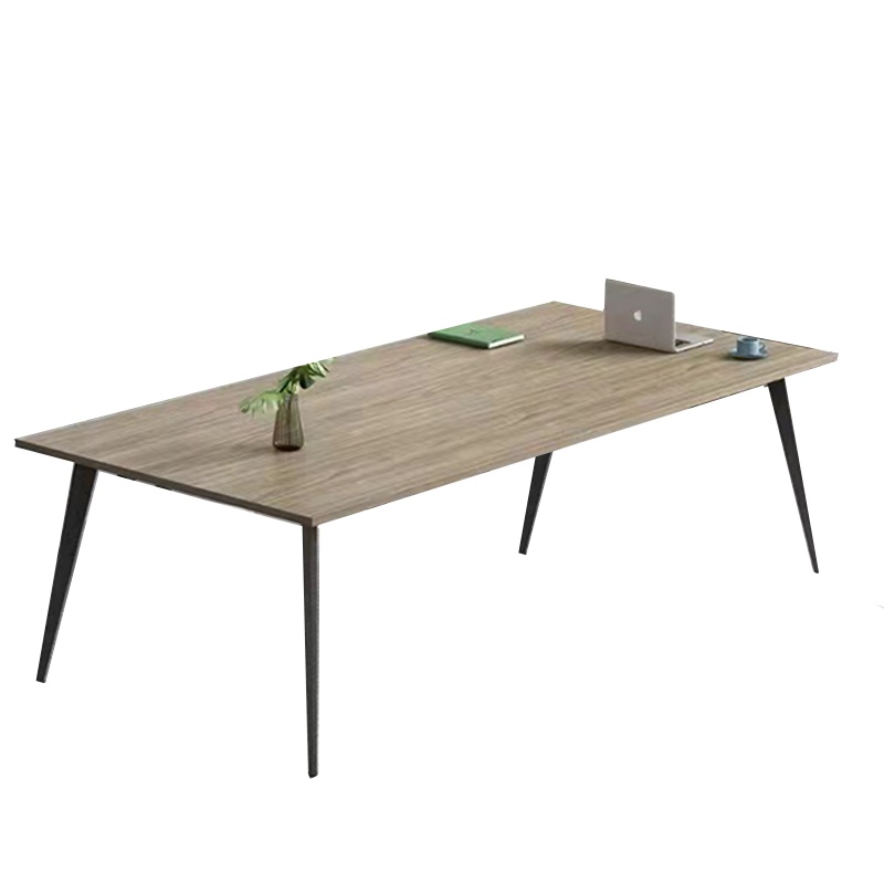 创世人 办公家具大小型会议桌长桌简约现代桌长方形板式培训办公桌