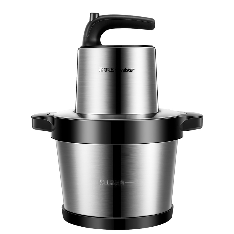 荣事达(Royalstar)绞肉机RS-JR80C家用商用电动不锈钢6L大容量多功能搅碎菜打饺馅绞肉料理机