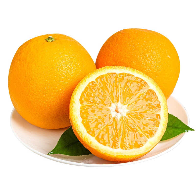 冠町 秭归脐橙 纽荷尔橙子新鲜水果 3斤装大果(单果80以上)