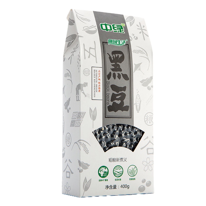 WQNH中绿农家自产粗粮黑豆400g