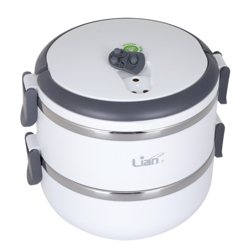 联创 不锈钢双层便当盒DF-CP0616M