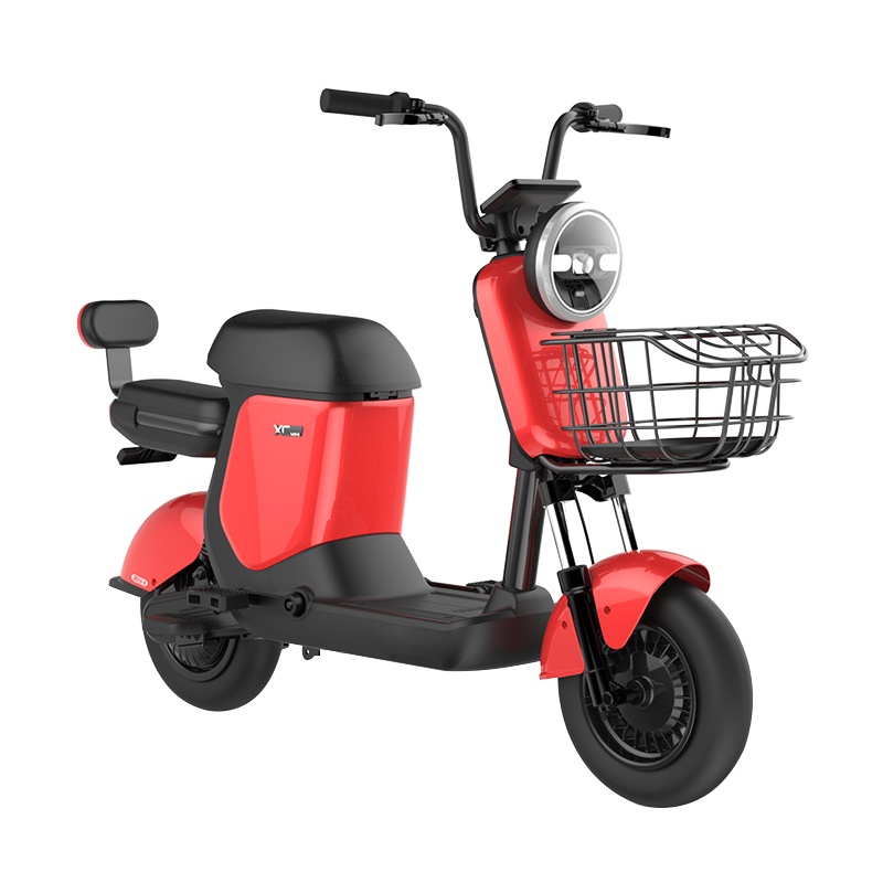 新日(Sunra)电动车 新国标XCmini电动自行车 可提取锂电池 成人电瓶车 48V20AH/锂电/炫彩亮红/油光黑