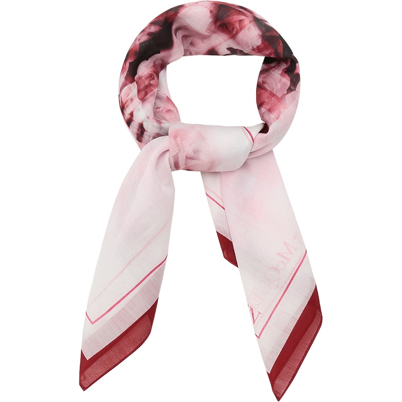 ALEXANDER MCQUEEN 亚历山大·麦昆 女士 棉质围巾丝巾方巾 650047 3624Q