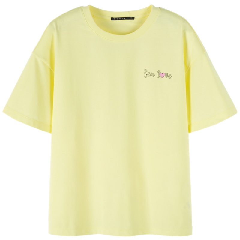 【满198减100预估价：37】森马冰氧吧短袖T恤女夏季韩版ins潮流短袖上衣宽松t恤女