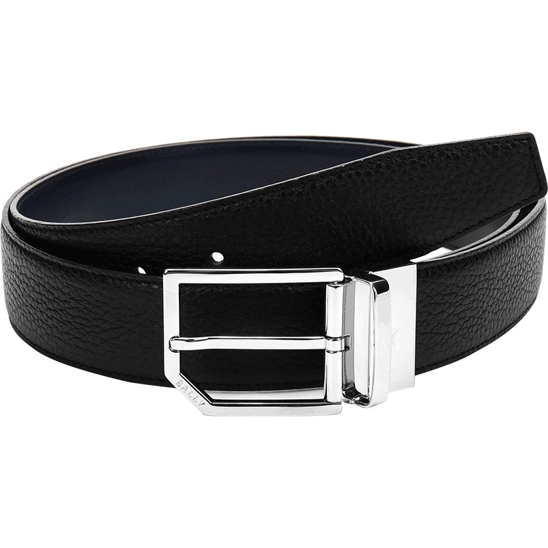 BALLY 巴利 男士皮质针扣式双面皮带腰带 CHARLTON 35 M M