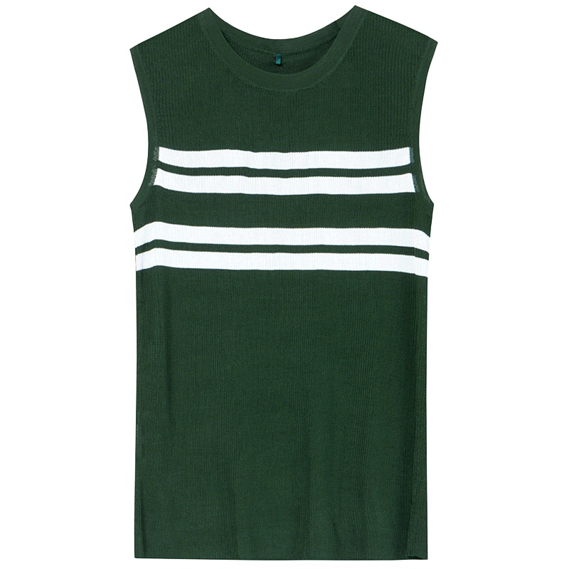 【商场同款】伊芙丽新款针织背心套头无袖针织衫女