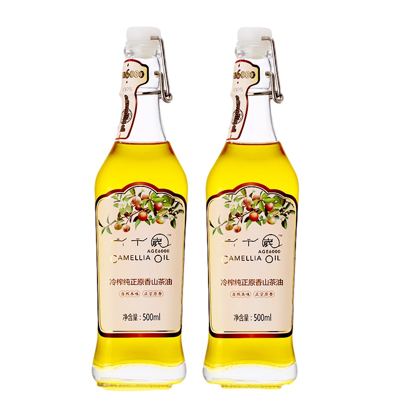 [兴宁特产馆]六千岁 冷榨纯正原香山茶油 健康食用油茶籽油 初榨茶油 孕妇月子油
