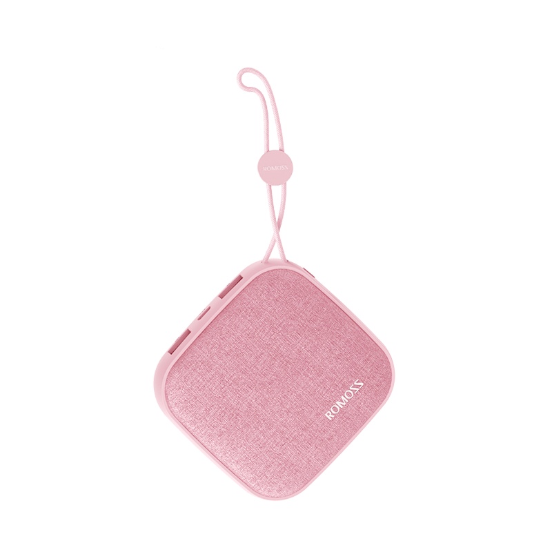 罗马仕(ROMOSS) 10000毫安便携迷你充电宝可爱卡通 聚合物锂离子电芯 移动电源Candybox 玫瑰粉
