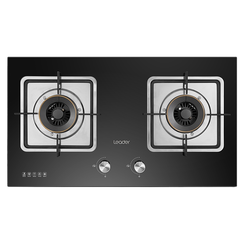 海尔统帅(Leader)4.0KW燃气灶具JZY-QIG506U1(20Y)五重防爆保护,瞬燃点火,家用大火力液化气灶灶