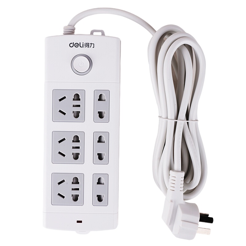 得力18209插排 5个起订