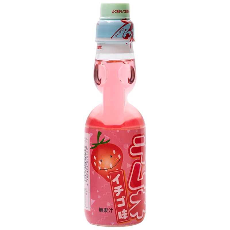 哈达弹珠波子汽水草莓味200ML