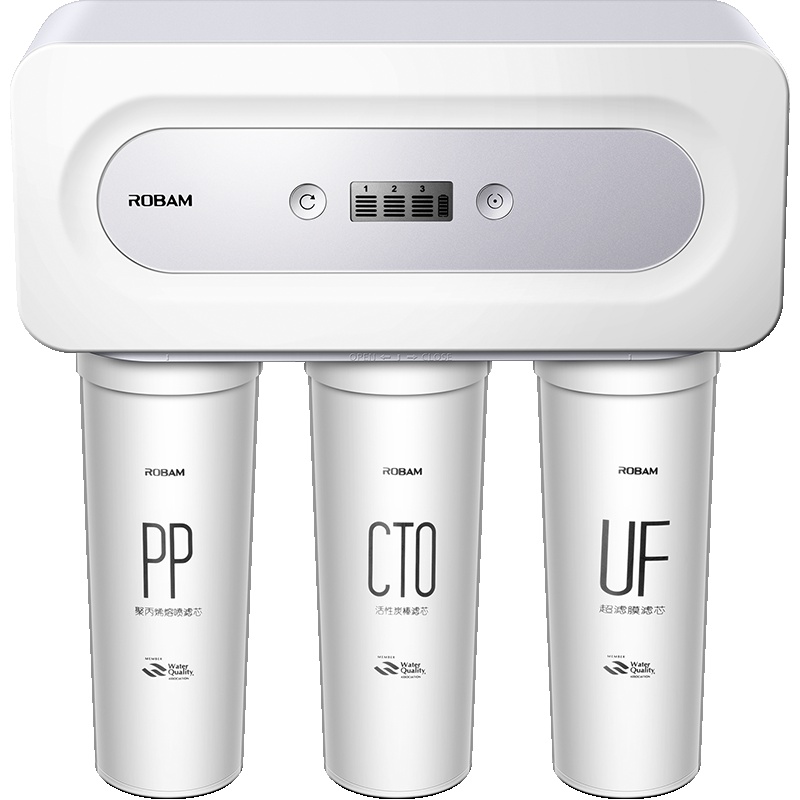 老板(ROBAM)净水器三级超滤净水器厨下式净水机 饮水机 J382 5000L大净水量2L/min大流量