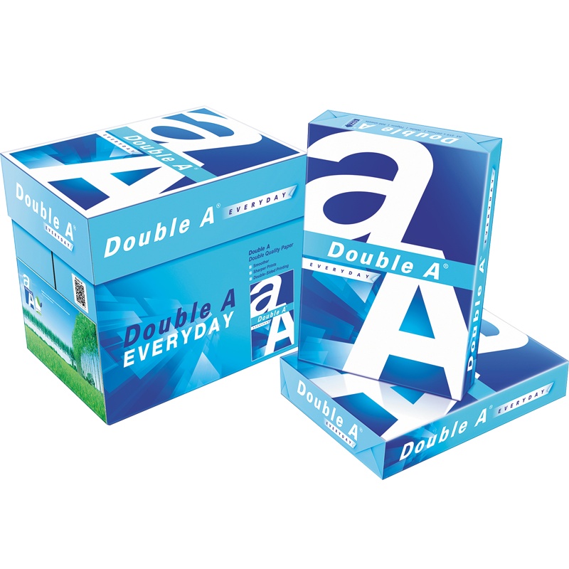 达伯埃(Double A)多功能复印纸 70g A4打印纸 箱装 500张/包 5包/箱(2500张)