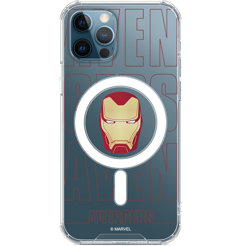 优加漫威苹果13手机壳magsafe磁吸超薄透明13pro全包防摔个性创意美队钢铁侠保护套iPhone13promax手