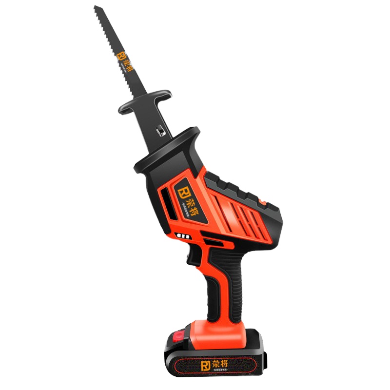 荣将往复锯电动马刀锯家用切割机电锯小型伐木锯锂电充电电锯修枝机 21v 1电一充 高效往复